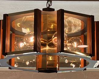 1970's Frederick Raymond Mid Century Chandelier (customer must take it down)
