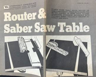 Router & Saber Saw Table