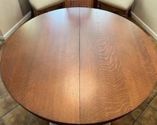 Oak Claw Foot Table w 6 Chairs (Table can be purchased without the Chairs)