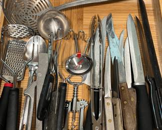 Kitchen Knives and Utensils