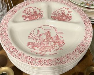 Assorted Sectioned Plates