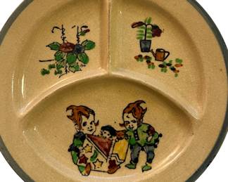Antique Child's Divided Plate