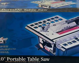 Ryobi 10" Portable Table Saw NIB