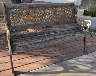Iron and Wood Benches (If you enjoy fixer-upper projects, we have 4 of these!)