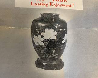 Sato Cloisonne Ware Vase