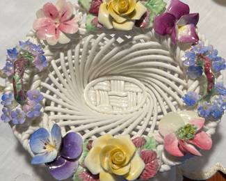 Staffordshire England Bone China Floral