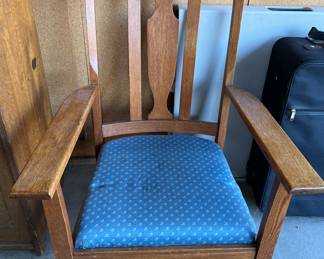 Vintage All Wood Chair