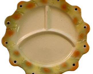 Antique Child's Made in Japan Sectioned Plate