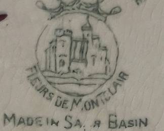 Old Abbey Ware Made in Saar Basin Divided Plate