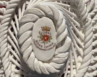 Staffordshire England Bone China Floral