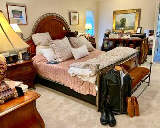 Large master bedroom, men's and women's boutique.