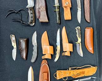 Hundreds of quality hunting, pocket knives. 