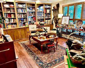 HERE WE GO!  ROOM BY ROOM!  LET'S START IN THE LIBRARY!