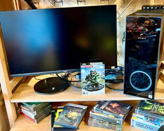 Gaming Desktop PC, OMEN RTX 3DL.  PC Games including HALO, Bioshock, Singularity, Gothic, etc.