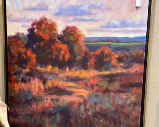 Judy Gelfert signed oil painting.  Local artist out of Arlington, Texas.