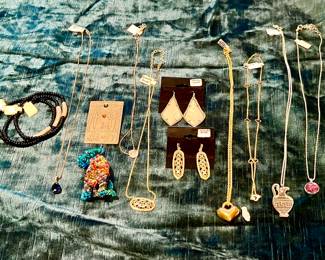 Kendra Scott, 14k gold, sterling. 