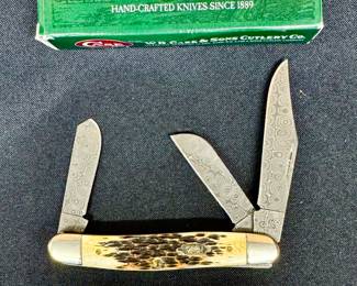 CASE STOCKMAN MODEL 6347 "DAMASCUS"
