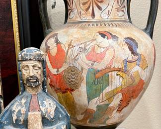 Throw in some Greek urns