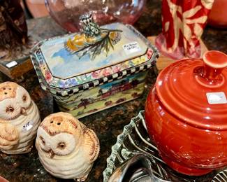 Mackenzie-Childs rare covered sugar