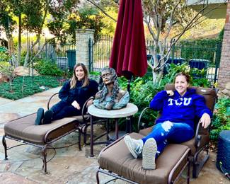 Naomi and Sarah did a fantastic job out on the patio!  Fantastic patio furniture, cushions, and covers.