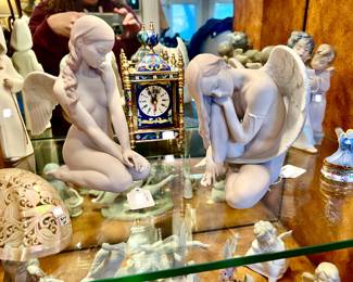 Rare Lladro nude angels.