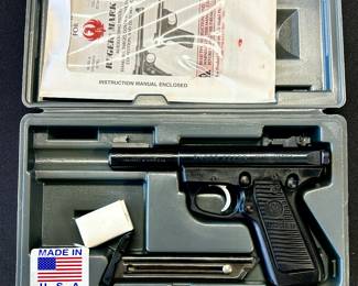 22/45 Ruger Mark II pistol