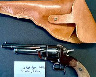 Le Mat Revolver 44 Caliber Pietta, Italy with holder