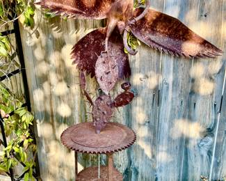 Fantastic metal Eagle & Snake, reminiscent of the Mexican Flag.  Custom