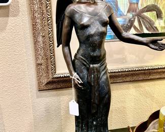 24" bronze with marble base.  Erin Lynch Dover