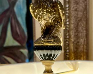 Details make all the difference with this eagle finial.