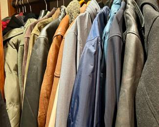 Fabulous men's leather jackets and coats.