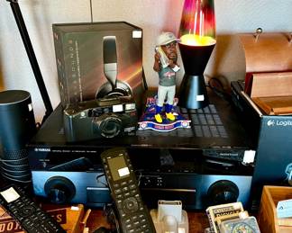 Wavesound 3 noise cancelling headphone system, Yamaha Receiver Aventage, Nintendo