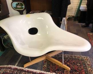 Ultra cool Eames lounge chair, “La Chaise”,  replica, now $600