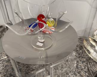 Acrylic Wavy Candy Dish,  Glass Candy
