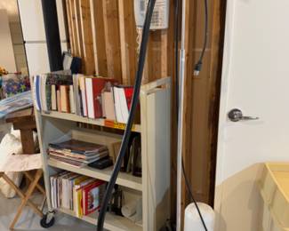 Rollings shelves, books