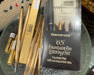 Fountain pen lettering set
