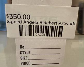 Signed Angela Reichert Artwork