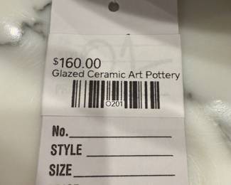 Glazed Ceramic Art Pottery