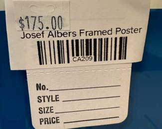Josef Albers Framed Poster