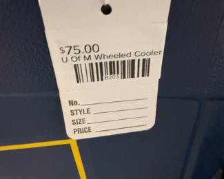 U of M Wheeled Cooler