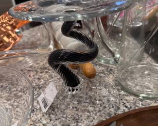 RPM Studios Blown Glass Plate Stand