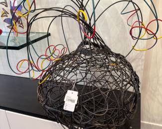 Woven Rattan Sculpture