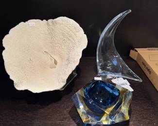 Signed Marcolin Glass Art