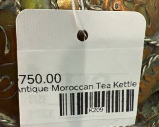 Antiique Moroccan Tea Kettle