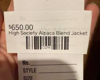 High Society Alpaca Blend Jacket