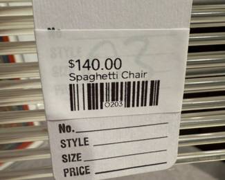 Spaghetti Chair