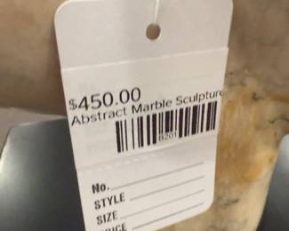 Abstract Marble Sculpture (WL