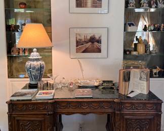 Partners desk. Freeman Gosden and Charles Correll wrote every episode of AMOS & ANDY at this desk.