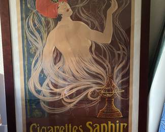 Framed French Poster print.