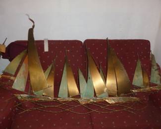 Cool vintage metal sculpture